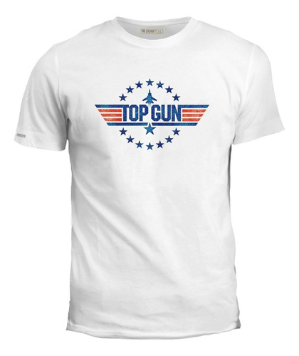 Camiseta Top Gun Maverick Logo Estrellas Pelicula Ink