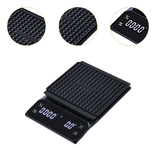 De Báscula De Café, Báscula Electrónica De 3kg/0,3g Para