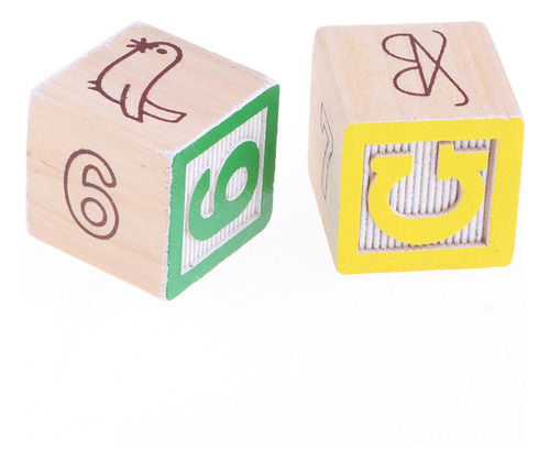 Mz 50x Bloque De Abc Números Apilamiento Niños Juguete