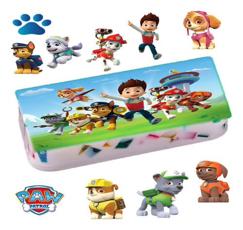 Paw Patrol Decoracion Gelatina 1 Transfer 10 Topper 1 Cumple