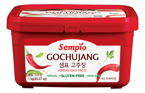 Gochujang Sin Gluten, Sempio, Sabor Icónico Coreano 1 Kg