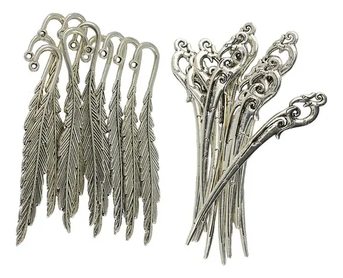Piezas De 20 Plumas De Abalorios , Marcapáginas ,