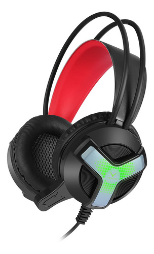 Auriculares Gamer Wesdar Gh31 Micrófono Headset 3.5 Mm Rgb 20 Hz - 20 Khz