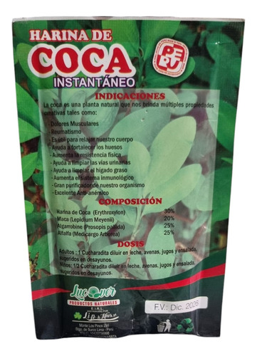 Suplemento Harina De Coca X 90 Gs ( 24 Unidades) Neutro