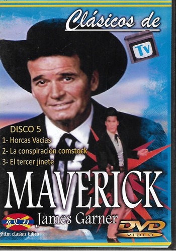 Dvd - Maverick - Clasico De Tv Disco 5 -3 Episodios Original