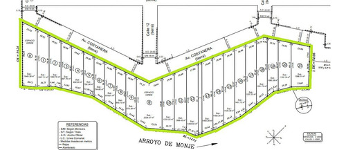 Venta- Loteo - Sobre Arroyo Monje - Monje, San Jerónimo