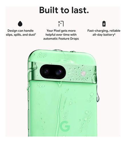 Celular Android Google Pixel 8a 128 Gb, Resistente Al Agua, Desbloqueado , Cámara Pixel Avanzada, Sellado Original, Color Negro