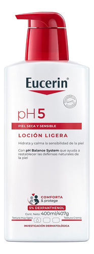 Eucerin Ph5 Loción Hidratante Piel Seca Y Sensible 400ml