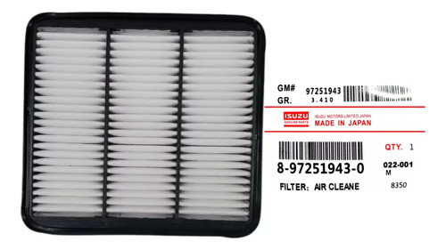 Filtro Aire Motor Montero 3.0 2004 2005 2006 2007 2008 Luv