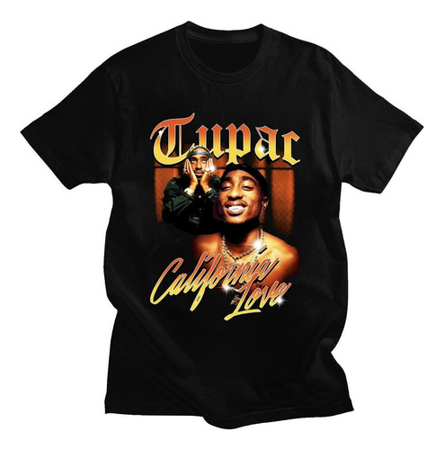 Impresionante Tupac 2pac Rap Camisetas Estampadas En El Cuel