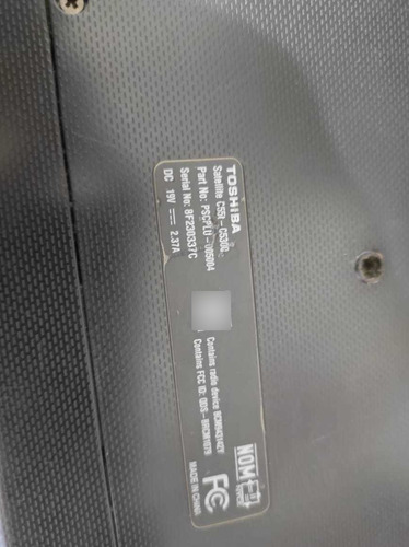 Laptop Toshiba Satellite C55t (Usado)