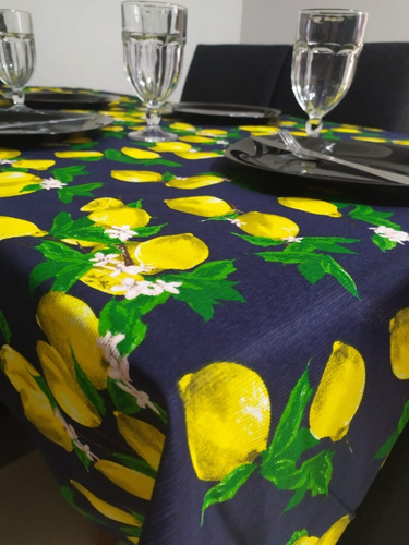 Toalha Para Mesa 6 Lugares Retangular 2,20m X 1,50m Estampas
