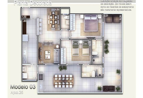 Imagem 2 de 2 de Venda Apartamento Praia Grande Sp - Ctm221