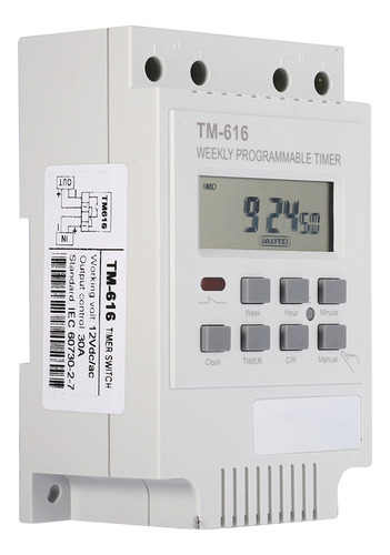 Temporizador Digital Eléctrico De 12 V, Duradero, Programabl
