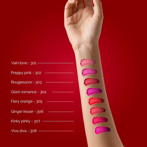 Labial Satinado Ivy Con Colageno Y Vitamina E Rouge Sucre