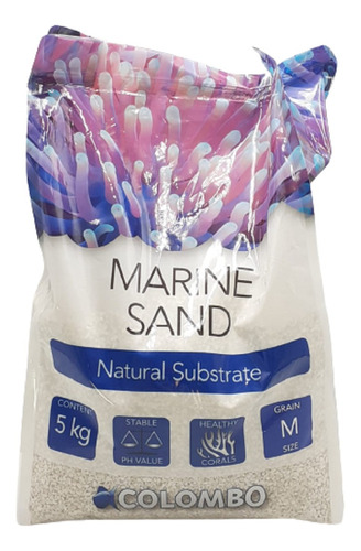 Marine Sand Substrato Natural Colombo 5kg -m: 2-3 Mm