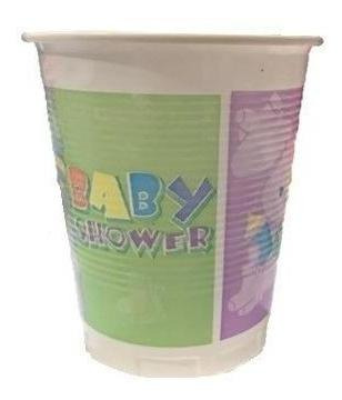 Vaso Desechable Baby Shower X 6 Cotillón Activarte