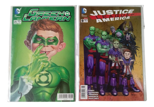 Dc Comics Set De Portadas Variantes Mad Edit.televisa