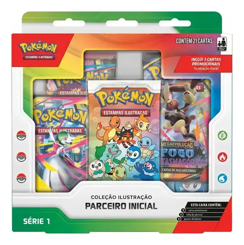 Box Pokémon Parceiro Inicial Série 1 Português Copag | MercadoLivre