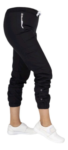Pantalon Medico Quirurgico Dama Bolsas Cierre Jogger Elvira