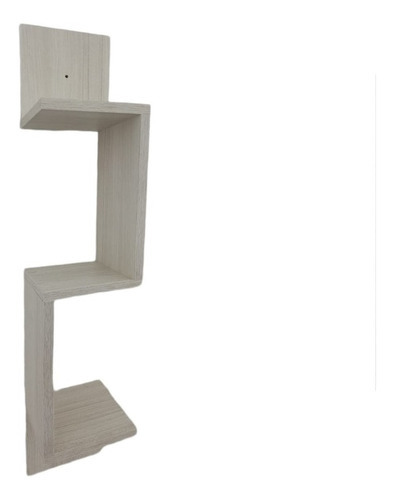 Imagen 2 de 9 de Repisa Esquinero Estante Flotante De Madera 3 Niveles 85x15 Color Teca Ártico