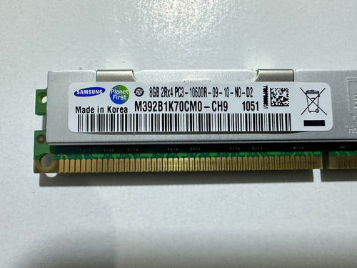 Memoria Ram Ibm 47j0152 8gb Pc3-10600r Ddr3-1333 Reg (Usado)