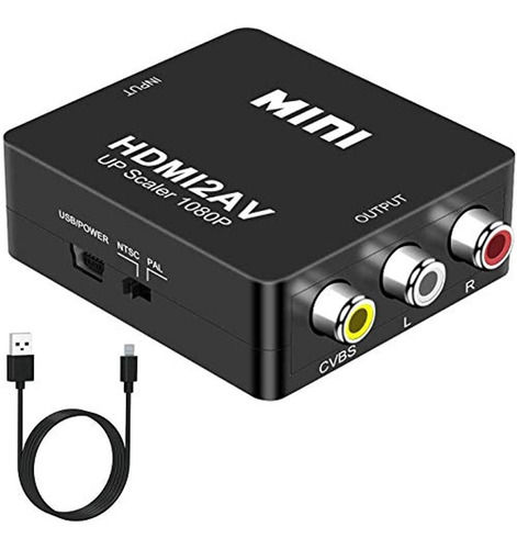 Hdmi A Rca, Digitnow 1080p Mini Hdmi A Analogico Av 3rca Cv