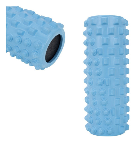 Foam roller feito de eva Bonafit Rolo de massagem rolo de pilates rolo de liberação miofasial rolo fisioterapia  rolo EVA -azul