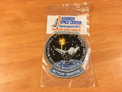 Parche Nasa Emblema Tripulacion Challenger Spacelab 2 Usa