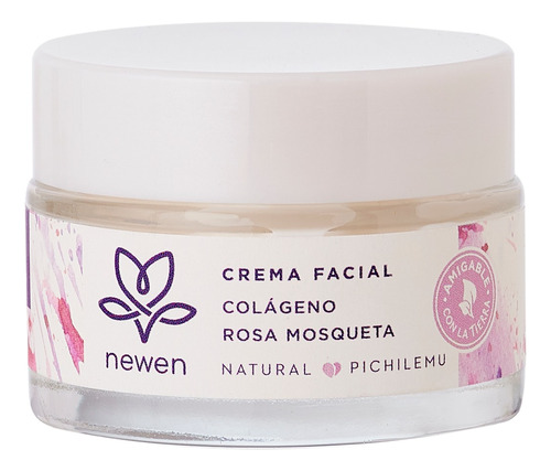 Crema Facial Colágeno Rosa Mosqueta Newen 50 Ml