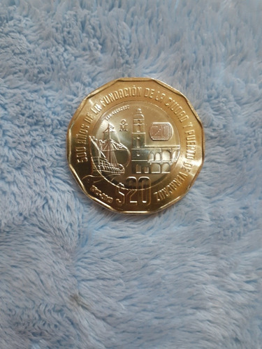 Moneda, De 20 Pesos, Veracruz 1519-2019