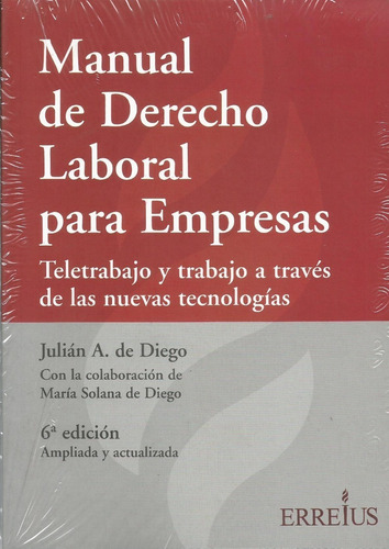 Manual De Derecho Laboral Para Empresas De Diego