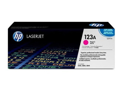 Cartucho Toner Original Hp 123a Magenta Q3973a 2550 C/ Envio