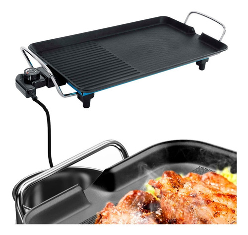 Parrilla Electrica Grill Asado Antiadherente Portatil 220v