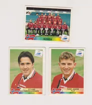 Comprar Lote 3 Figurita Noruega Francia 1998