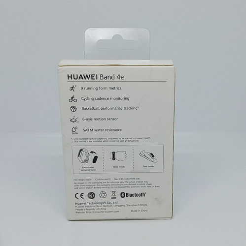 Imagen 2 de 6 de Smartband Huawei Band 4e Active Mineral Red (openbox)