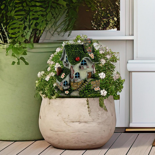 Estaca De Jardín Moss Cottage, Decoración De Jardín,