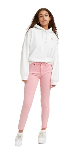 Pantalon Levis Mujer 721 Skinny High Rise Rosa Original 0425