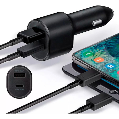 Cargador Auto Samsung 45w Galaxy Tab S8 Plus Ultra