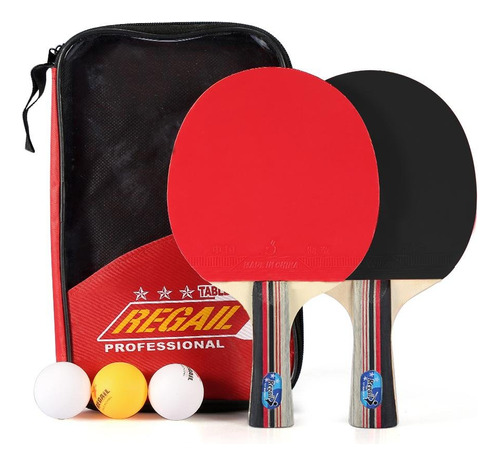 Vgeby Juego Ping-pong Raqueta Tenis Mesa Para 2 Jugador 3
