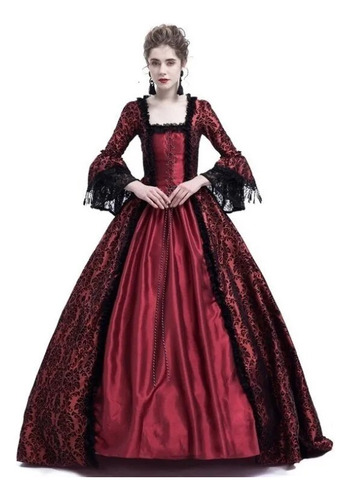 Vestido Medieval: Vestidos De Fiesta De Princesa Victoriana