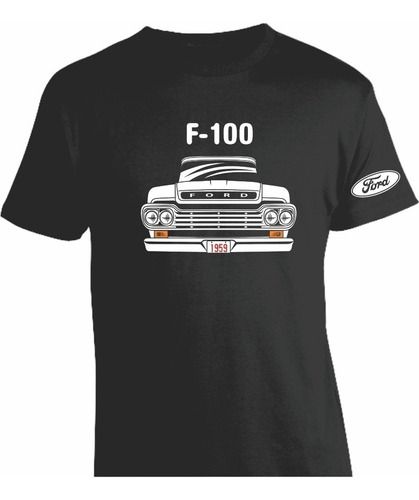 Remera Ford Camioneta  F100 1959 Algodón