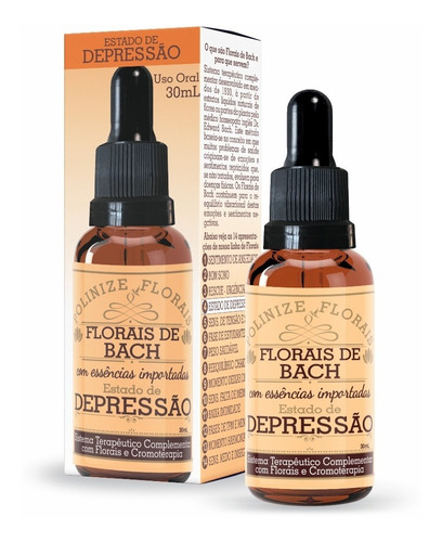 Floral De Bach Polinize Estado De Depressão 30ml Adulto