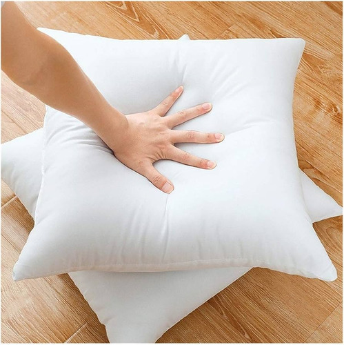 De 2 Relleno For Cojín 45x45cm Color Blanco Diseño De La