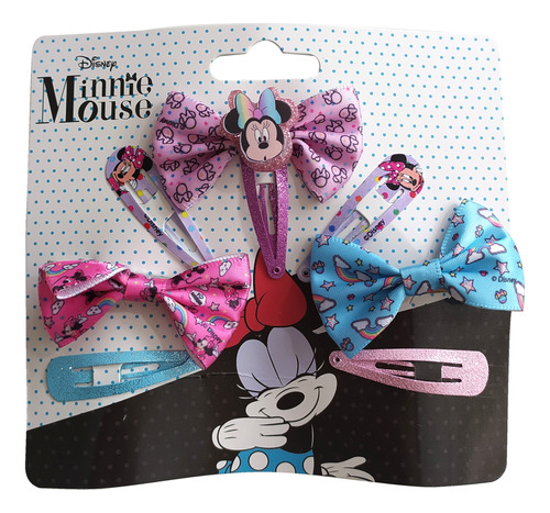 Hebillas Minnie Mouse Accesorio Para El Pelo Original Disney