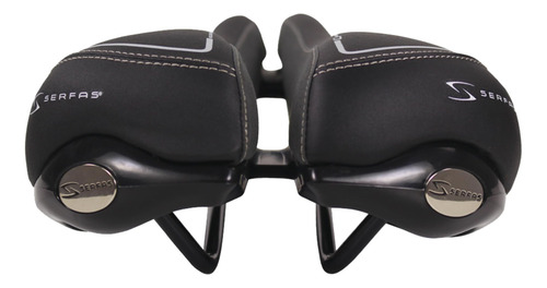 Silla De Montar Serfas Rx Microfibra Bicicleta Montaña Hombr Negro