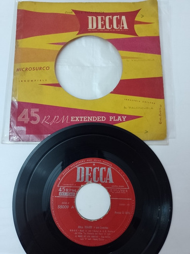 Vinilo Single, Original De,bill Haley,con Carátula Original,