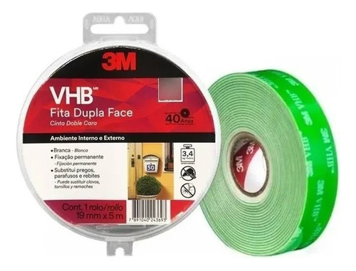 Cinta Vhb Doble Faz Ig-110wf 19mmx5m