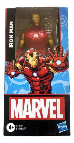 Figura Marvel: Iron Man, Articulado. Marca Hasbro