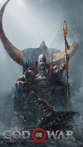 Kratos Poster God Of War Con Realidad Aumentada
